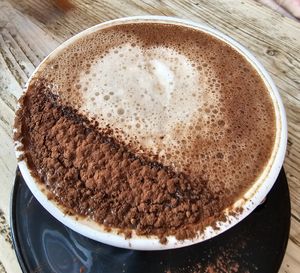 Hot chocolate at PEACH in Newport