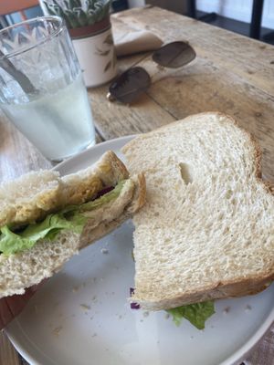 Chuna sandwich at PEACH in Newport