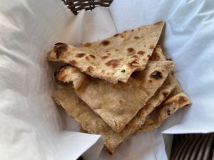 Vegan roti at Cinnamon Kitchen in Oxford