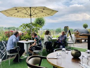 Outdoor area at Cinnamon Kitchen in Oxford