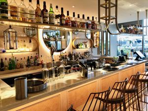 The bar at Cinnamon Kitchen in Oxford