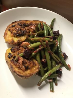 Potatoes with vegetable at Vesta in Roznov Pod Radhostem