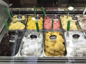 Vegan flavours at Fabbrica del Gelato in Vigo