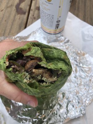 Veggie burrito  at Goodonya in Encinitas