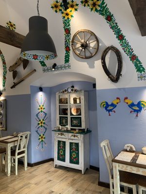 interiors at Pierogarnia Krakowiacy in Krakow