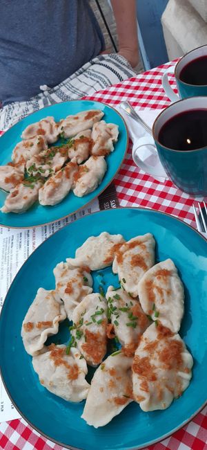 Pierogi at Pierogarnia Krakowiacy in Krakow