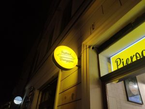 Outside at Pierogarnia Krakowiacy in Krakow