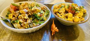 Favourite dishes…coliflor con tahini & ensalada Sabin ⭐️⭐️⭐️⭐️⭐️  at Kukla in Valencia