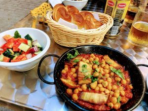 Wonderful, tasty  Shakshuka! at Kukla in Valencia