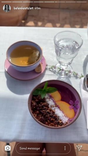 Infusion + bol de frutas + Granola de frutos secos, semillas y especies  at Arkhe Hotel in Pals