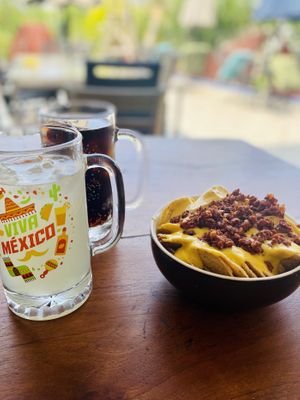 Vegan nachos at Ixteriolo's in Monterrey