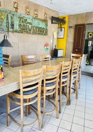 Inside of the restaurant  at Ixteriolo's in Monterrey