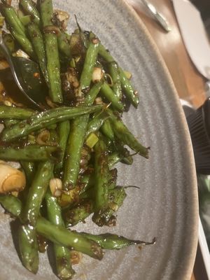 String beans  at B Star in San Francisco