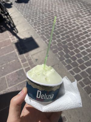 Melon Sorbet  at Delizia Gelato Italiano in Crete