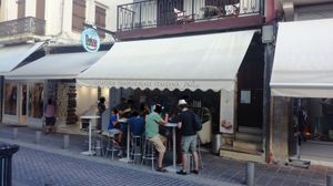 Shop view at Delizia Gelato Italiano in Crete