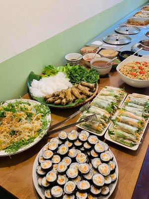 Authentic Vietnamesefood.  at VeganHome in Hanoi