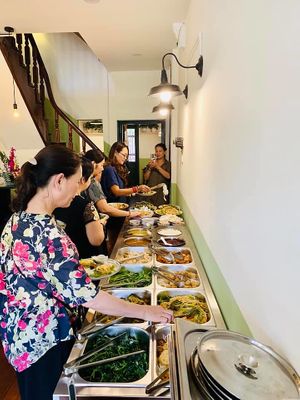 Nice Lunch buffet, affordable & healthy at VeganHome in Hanoi