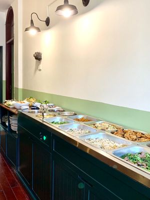 Nice lunch mini buffet  at VeganHome in Hanoi