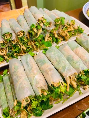 Another special roll but I dont know how to translate in Eng. :) at VeganHome in Hanoi