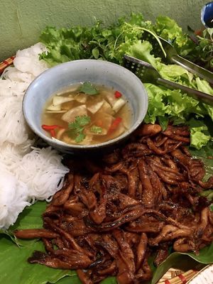 Vegan Bun Cha Hanoi at VeganHome in Hanoi