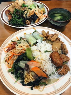 Buffet goodness at VeganHome in Hanoi
