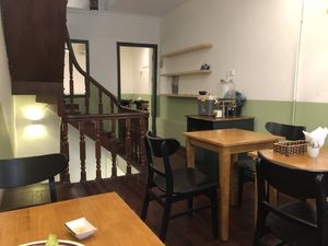 Multiple floors for seating at VeganHome in Hanoi
