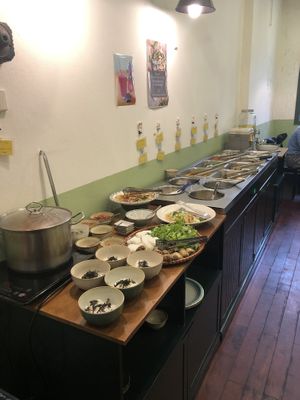 Great buffet  at VeganHome in Hanoi