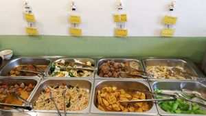 Buffet at VeganHome in Hanoi