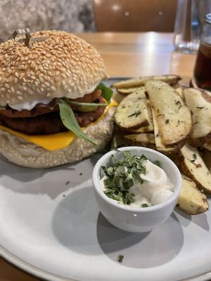 Burger ♥️♥️ at Kind Kitchen in Porto