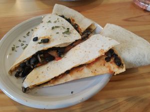 Quesadillas were amazing!! at Kind Kitchen in Porto