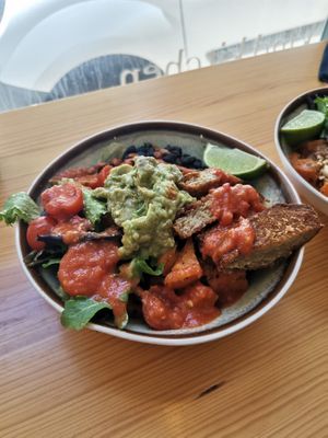Mexican Buddha Bowl at Kind Kitchen in Porto