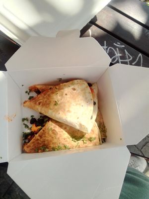 Quesadilla at Kind Kitchen in Porto