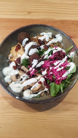 Middle East bowl at Kind Kitchen in Porto