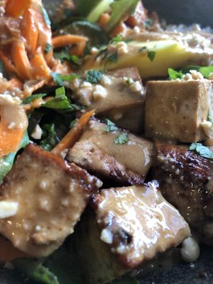 Thai bowl at Kind Kitchen in Porto