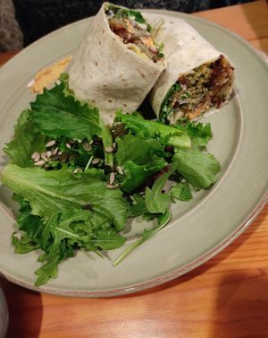 Burrito at Kind Kitchen in Porto