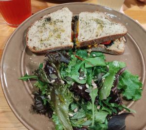 Tostada de atún at Kind Kitchen in Porto