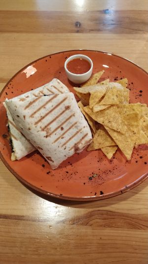 Supreme burrito at Kind Kitchen in Porto