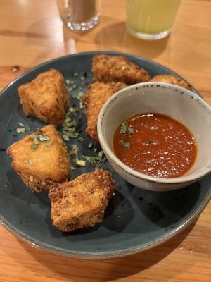 Tofu nuggets  at Kind Kitchen in Porto