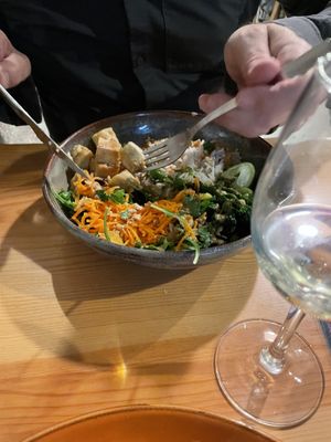 Thai bowl   at Kind Kitchen in Porto