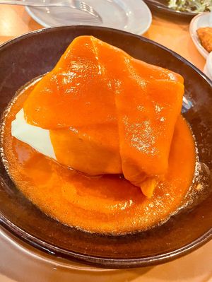 Vegan francesinha  at Kind Kitchen in Porto