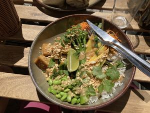 Thai bowl … excellent 👌🏻   at Kind Kitchen in Porto