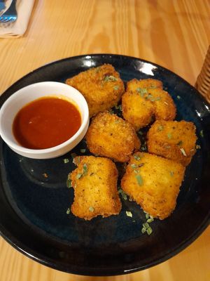 Tofu Nuggets at Kind Kitchen in Porto