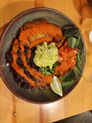 Mexican bowl at Kind Kitchen in Porto