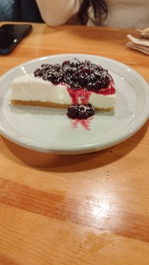 Cheesecake at Kind Kitchen in Porto