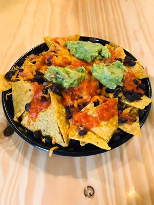 Loaded nachos  at Kind Kitchen in Porto