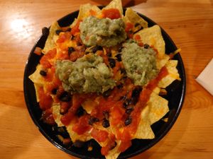 loaded nachos  at Kind Kitchen in Porto