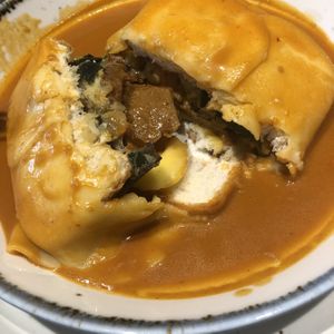 Francesinha  at Kind Kitchen in Porto