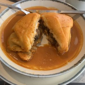 Francesinha  at Kind Kitchen in Porto