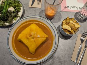 Vegan Francesinha at Kind Kitchen in Porto