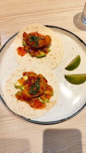 Fish tacos at Kind Kitchen in Porto